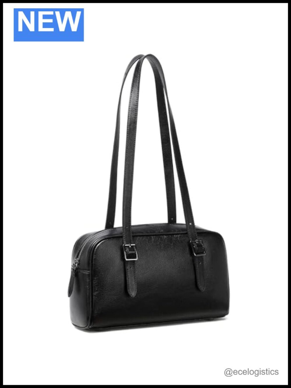Genuine Full-Grain Leather Tote Hobo Shoulder Bag for Women, Adjustable Strap